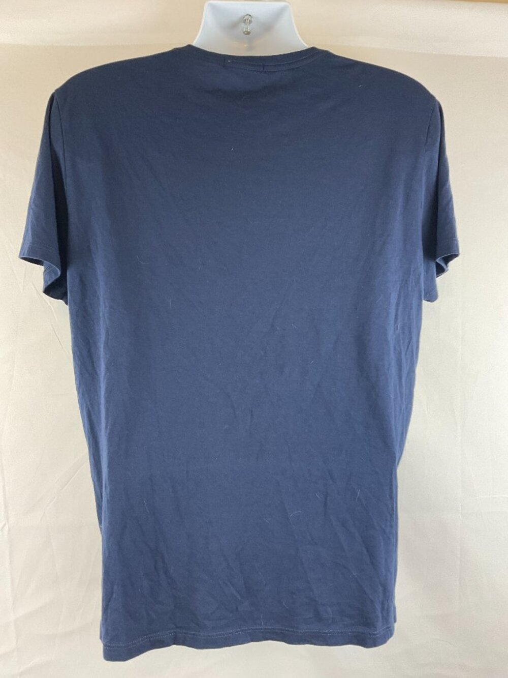 Marine Layer Marge M/L Shirt Men's Navy Blue Short Sleeve - Picture 5 of 9